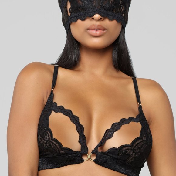 NWOT Lace Bralette Set Bandage Bra - Picture 5 of 6